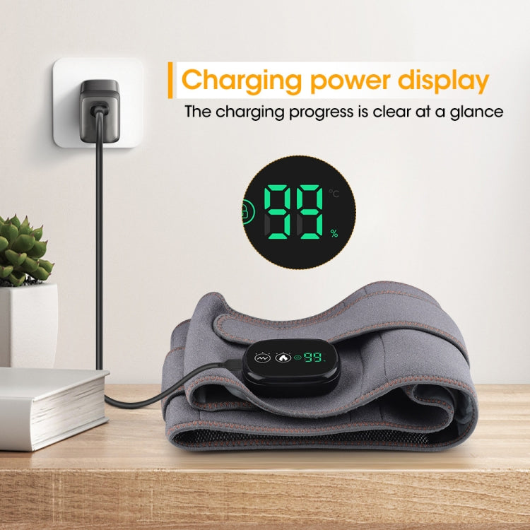USB ชาร์จความร้อนด้วยแสงสีแดงนวดเอวเข็มขัดอุ่นเอวเข็มขัด, Lumbar Belt