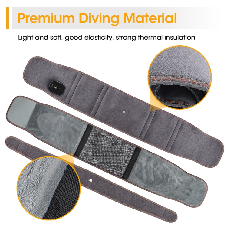 USB ชาร์จความร้อนด้วยแสงสีแดงนวดเอวเข็มขัดอุ่นเอวเข็มขัด, Lumbar Belt