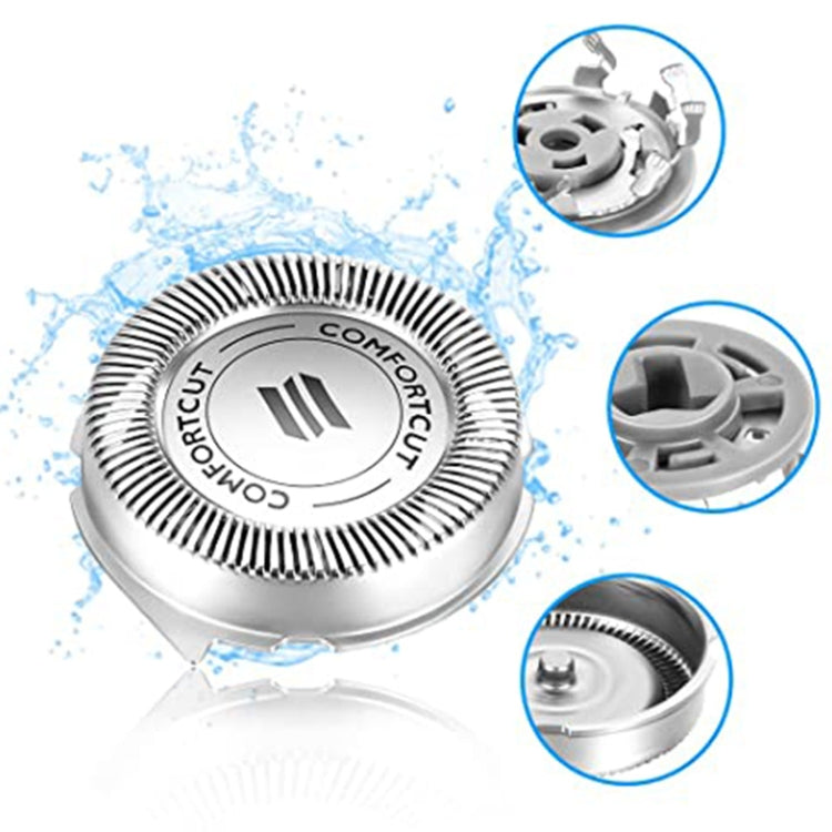 2 PCS สำหรับ Philips SH30/S100/S106/S108/S110/S321/S330 /S331 หัวโกน, Interface Heads