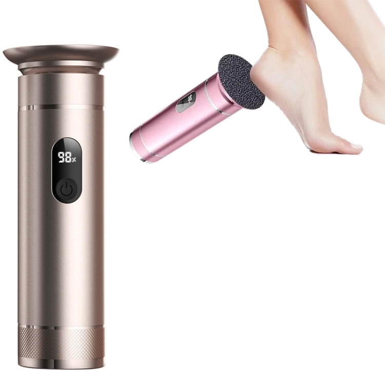 S-608 Smart Digital แสดงผล เครื่องขัดเท้าแบบชาร์จ USB เครื่องขัดผิวเท้าไฟฟ้า