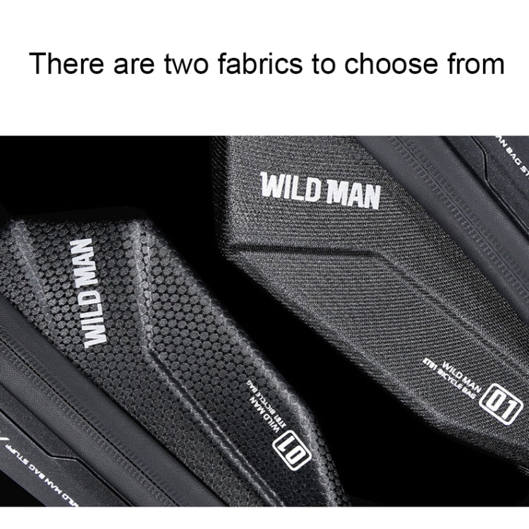 WILD MAN XT1 1L จักรยาน EVA Hard Shell Phone Touch Screen กระเป๋าใส่แฮนด์, XT1(Twill), XT1(Solar)