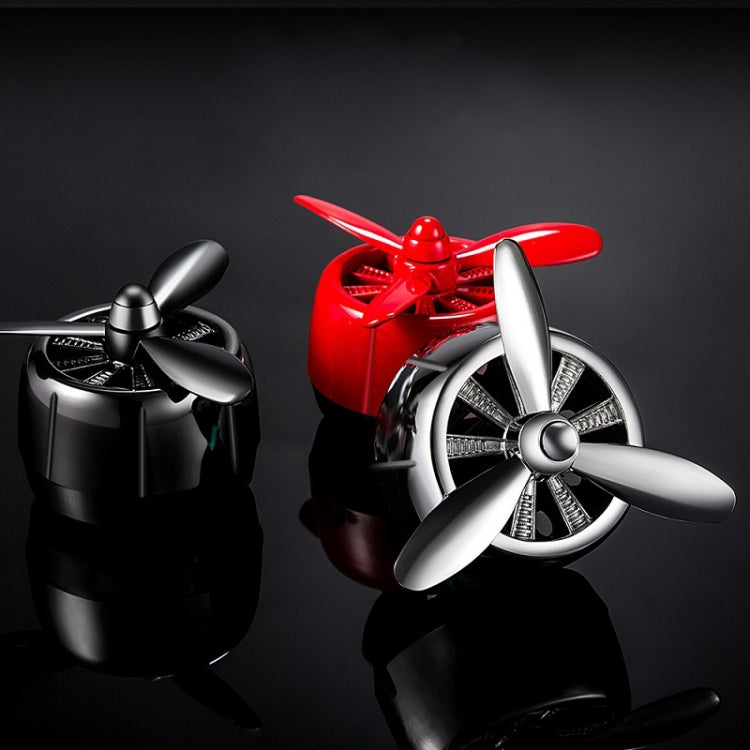 น้ำหอมปรับอากาศรถยนต์ พัดลมหมุน อโรมาเธอราปี, Black Without Light, Silver Without Light, Red Without Light
