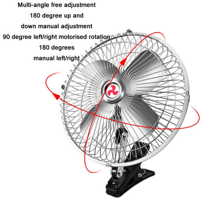 รถที่มีประสิทธิภาพ Fixing Clip Cooling พัดลมไฟฟ้าพลังงานลมสูง, ข้อมูลจำเพาะ:, 10 inch Metal 12V, 10 inch Metal 24V, 8 inch Black 12V, 8 inch Black 24V, 8 inch Metal 12V, 8 inch Metal 24V, 10 inch Black 12V, 10 inch Black 24V, 6 inch Black 12V