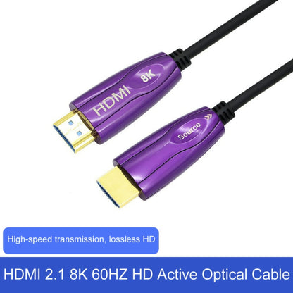HDMI 2.1 8K 60HZ HD Active Optical Cable สายการแปลงหน้าจอคอมพิวเตอร์, ความยาวสายเคเบิล:, 60HZ 1.8m, 60HZ 3m, 60HZ 5m, 60HZ 8m, 60HZ 10m, 60HZ 15m, 60HZ 20m, 60HZ 25m, 60HZ 30m, 60HZ 35m, 60HZ 40m, 60HZ 50m, 60HZ 60m, 60HZ 70m, 60HZ 80m, 60HZ 90m       ...