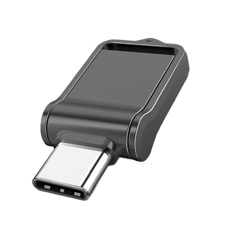 USB 2.0 + Type-C/USB-C ความเร็วสูง ??มินิคอมพิวเตอร์และโทรศัพท์ดิสก์ U โรตารี่อเนกประสงค์, 32GB, 64GB, 128GB
