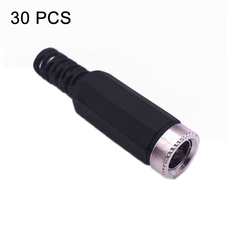 30 PCS ประกอบลวดบัดกรี DC หัวหญิง, DC 2.1mm, DC 2.5mm