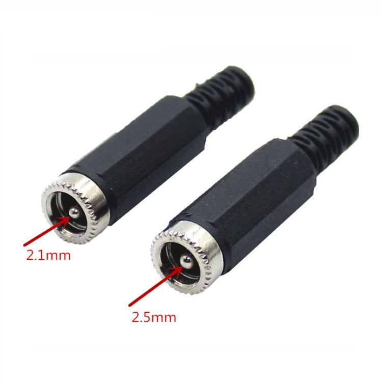 30 PCS ประกอบลวดบัดกรี DC หัวหญิง, DC 2.1mm, DC 2.5mm