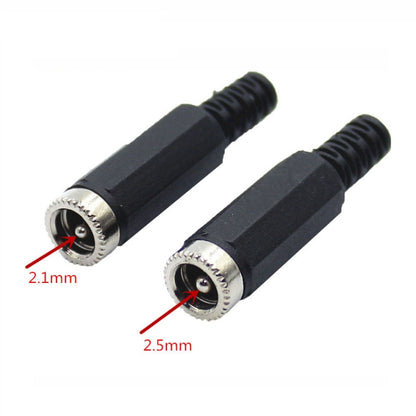 30 PCS ประกอบลวดบัดกรี DC หัวหญิง, DC 2.1mm, DC 2.5mm