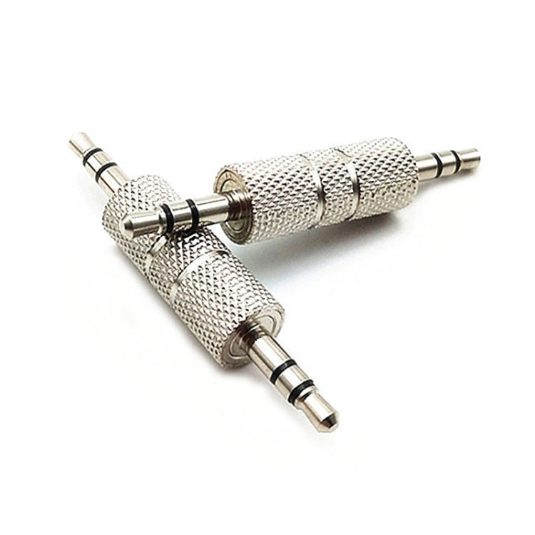20 PCS Metal 3.5mm Audio Male to Male ตรงผ่านอะแดปเตอร์