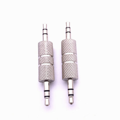20 PCS Metal 3.5mm Audio Male to Male ตรงผ่านอะแดปเตอร์
