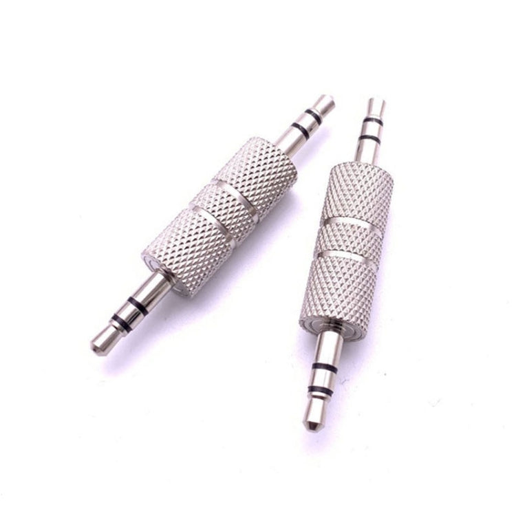 20 PCS Metal 3.5mm Audio Male to Male ตรงผ่านอะแดปเตอร์