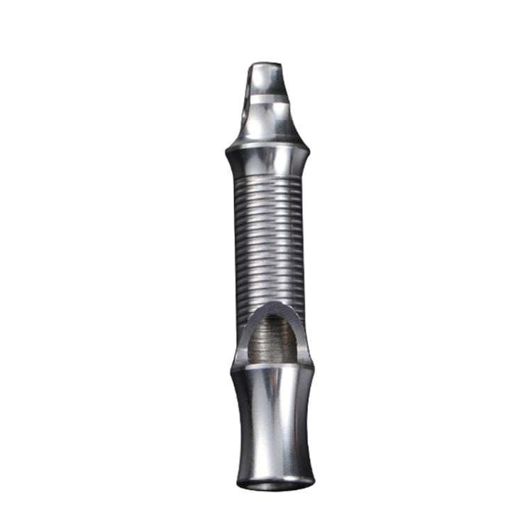 KS011 เหล็กกล้าไร้สนิม Single Tube Outdoor Survivor Training นกหวีดความถี่สูง, KS011 Stainless Steel