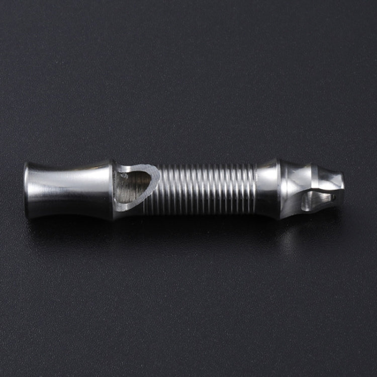 KS011 เหล็กกล้าไร้สนิม Single Tube Outdoor Survivor Training นกหวีดความถี่สูง, KS011 Stainless Steel