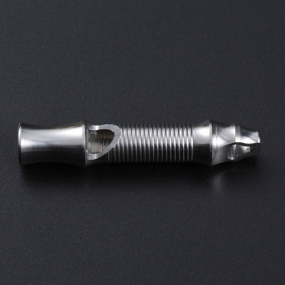 KS011 เหล็กกล้าไร้สนิม Single Tube Outdoor Survivor Training นกหวีดความถี่สูง, KS011 Stainless Steel