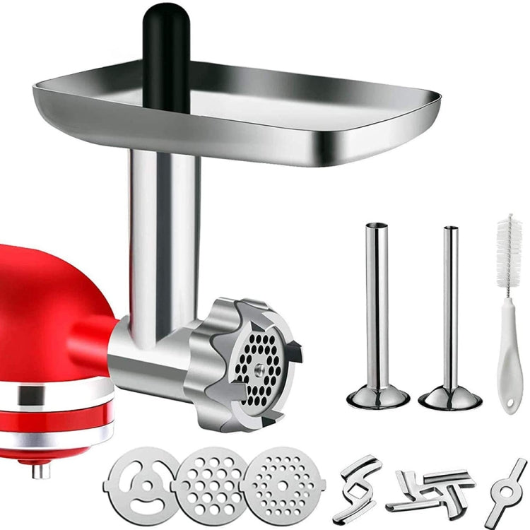 KA-09 สำหรับ Kitchenaid หัวเนื้อสับ เนื้อสับและอุปกรณ์เครื่องทำเส้นก๋วยเตี๋ยว, Grinder Meat Set