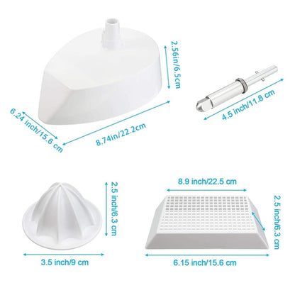 KA-007 ฐานกรองที่คั้นส้ม+ตะกร้ากรอง+ที่คั้นน้ำผลไม้+ด้าม, For KitchenAid 4.5QT/5QT