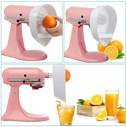 KA-007 ฐานกรองที่คั้นส้ม+ตะกร้ากรอง+ที่คั้นน้ำผลไม้+ด้าม, For KitchenAid 4.5QT/5QT
