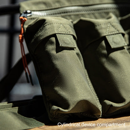 Maden TSS2201030 กระเป๋าสะพายไหล่ข้างเดียวแบบ Multi Pocket, TSS2201030 Carbon Black