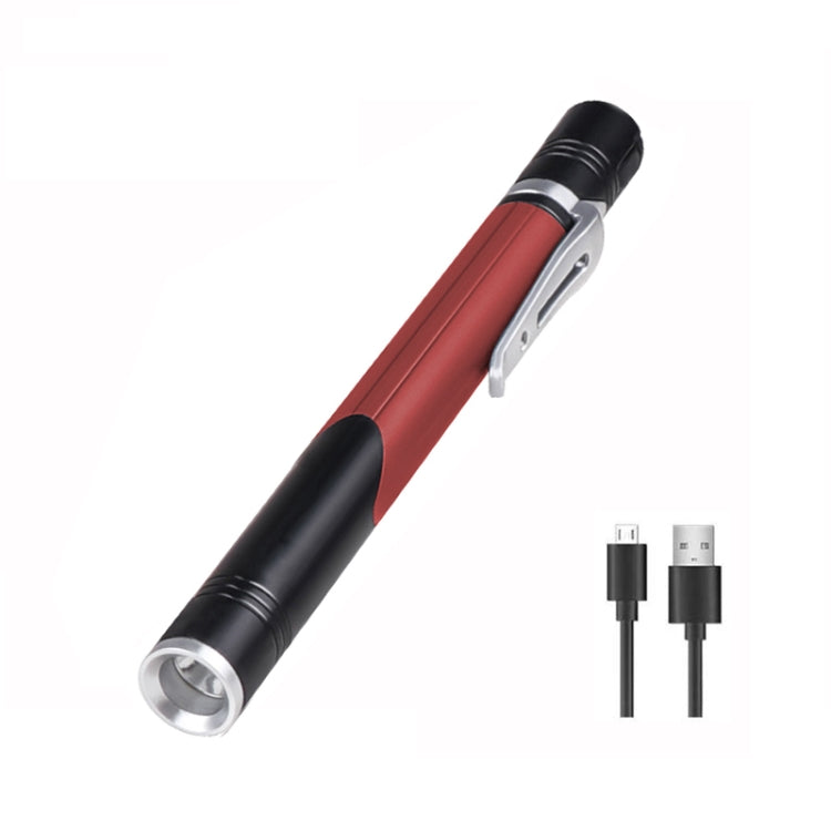 B35 XPG+LED Mini Pen Light แหล่งกำเนิดแสงสามแหล่ง ไฟฉายที่สะดวก, B35 (Grey), B35 (Red)