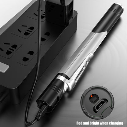 B35 XPG+LED Mini Pen Light แหล่งกำเนิดแสงสามแหล่ง ไฟฉายที่สะดวก, B35 (Grey), B35 (Red)