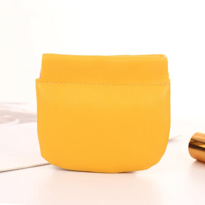 3PCS ลิปสติกแบบพกพา PU Case Mini Coin Cases Headphones Bag, Yellow, Pink, Light Blue, Light Grey, Black