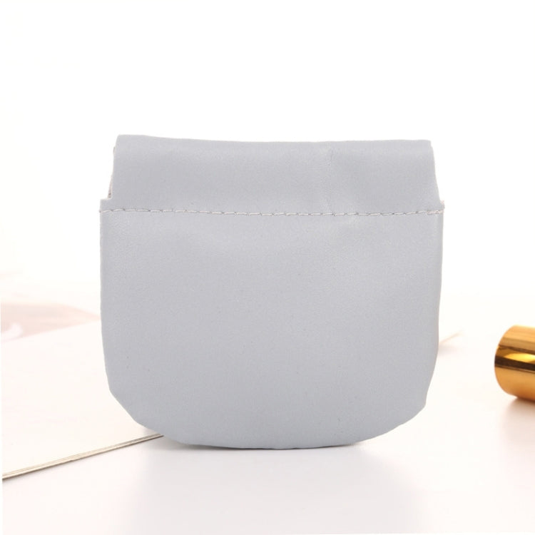 3PCS ลิปสติกแบบพกพา PU Case Mini Coin Cases Headphones Bag, Yellow, Pink, Light Blue, Light Grey, Black