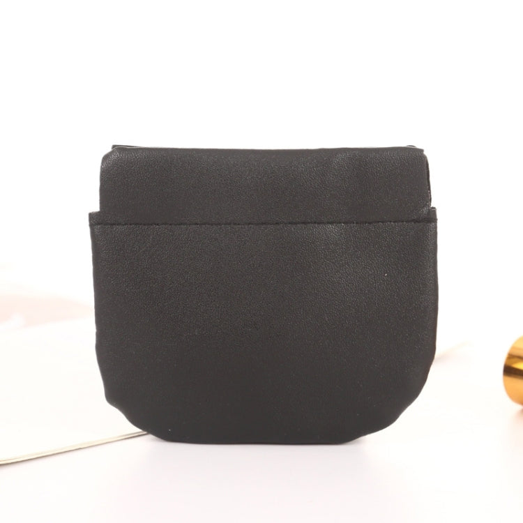 3PCS ลิปสติกแบบพกพา PU Case Mini Coin Cases Headphones Bag, Yellow, Pink, Light Blue, Light Grey, Black
