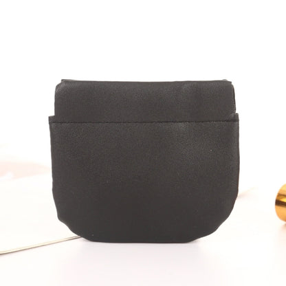 3PCS ลิปสติกแบบพกพา PU Case Mini Coin Cases Headphones Bag, Yellow, Pink, Light Blue, Light Grey, Black
