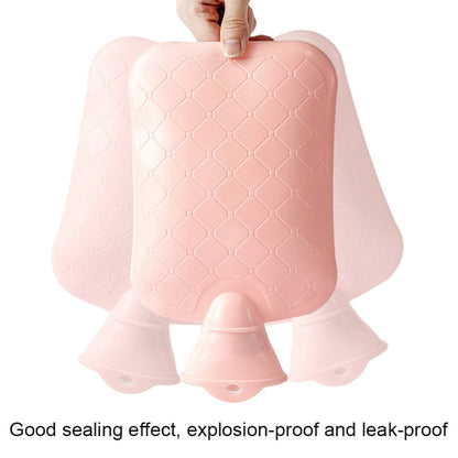 ZS103 กระเป๋าใส่น้ำร้อนลายการ์ตูน Plush ป้องกันการระเบิดขวดน้ำร้อนกันรั่ว Spec:, Pink Lucky Rabbit, Beige Lucky Rabbit, Brown Bear, Khaki Bear, Purple Duck, Pink Rabbit, Deep Blue Duck, Ink Green Duck, Intervened Pink, Intervened White, Intervened Coff...