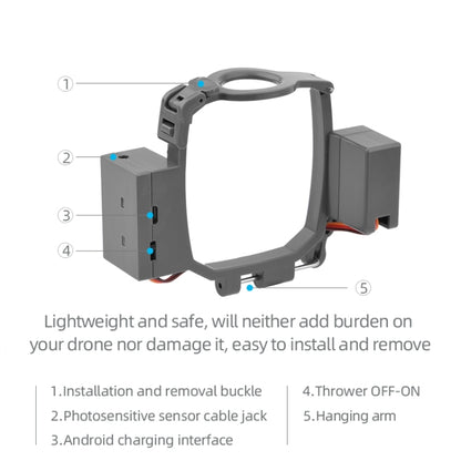 สำหรับ DJI Mavic 2 Pro & Zoom Airdrop System Drone Thrower, For DJI Mavic 2 Pro &Zoom
