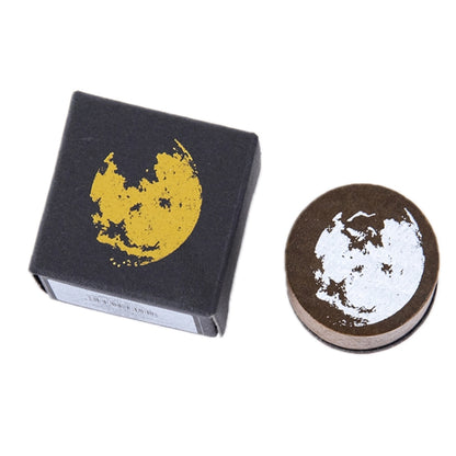 5 PCS Moon Phase Series Handbook ตกแต่งแสตมป์ไม้ DIY