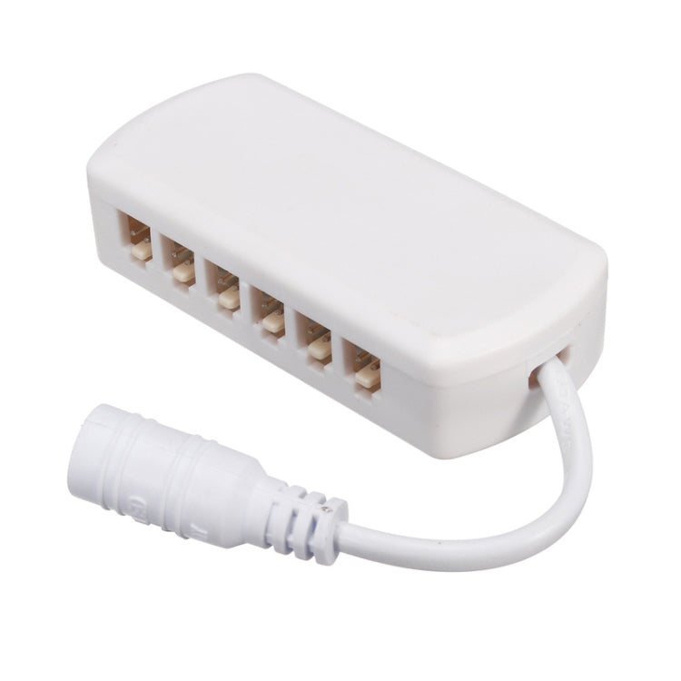 6 พอร์ต 2510 Hub Splitter กล่องรวมสัญญาณ Distributer Connectors Cabinet Light Adapter, 6 Ports  Without DC Header, 6 Ports With DC Head