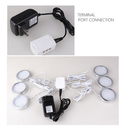 6 พอร์ต 2510 Hub Splitter กล่องรวมสัญญาณ Distributer Connectors Cabinet Light Adapter, 6 Ports  Without DC Header, 6 Ports With DC Head