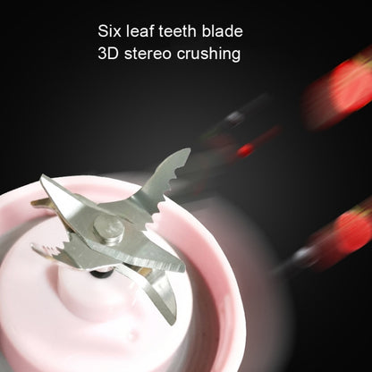 10 PCS CA-AD540 ถ้วยน้ำผลไม้ไฟฟ้าแบบพกพาใบมีดหกใบ, Six Leaf With Teeth