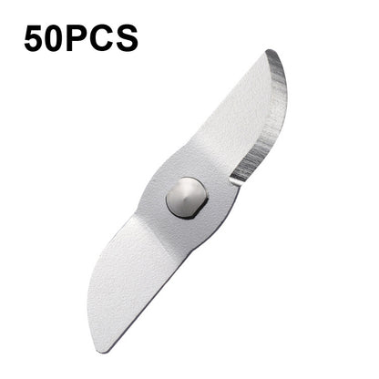 50 PCS CA-M239 เครื่องคั้นน้ำผลไม้แบบพกพาใบมีดครึ่งวงกลมตรง 304 มีดกวนสแตนเลส, Semi-Circle Straight