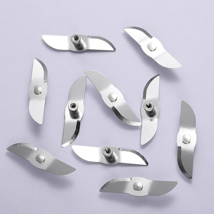 50 PCS CA-M239 เครื่องคั้นน้ำผลไม้แบบพกพาใบมีดครึ่งวงกลมตรง 304 มีดกวนสแตนเลส, Semi-Circle Straight
