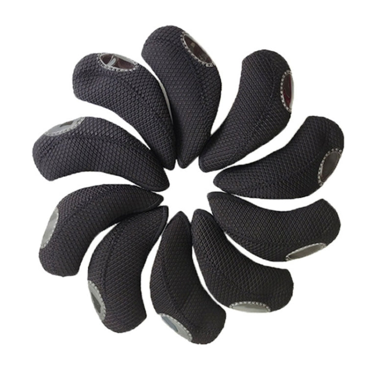 10 ชิ้น/เซ็ต 15X7 Neoprene หมวกกอล์ฟคลับกันน้ำและทนต่อการสึกหรอ, 10PCS 15X7 Black, 10PCS 15X7 Camouflage