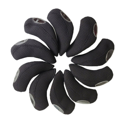 10 ชิ้น/เซ็ต 15X7 Neoprene หมวกกอล์ฟคลับกันน้ำและทนต่อการสึกหรอ, 10PCS 15X7 Black, 10PCS 15X7 Camouflage