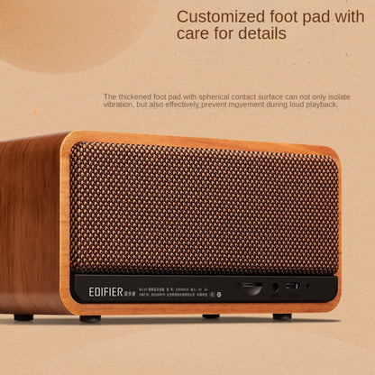 Edifier M230 Retro Classic Desktop แบบพกพาไร้สาย Bluetooth 5.0 ลำโพงไม้, M230