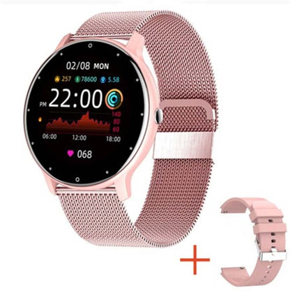 BW0223 อัตราการเต้นหัวใจ/ออกซิเจนในเลือด/ความดันโลหิต การตรวจสอบบลูทูธ Smart Calling Watch, Silicone Black, Silicone Blue, Silicone Pink, Silicone Beige, Mesh Black, Mesh Pink, Mesh Blue