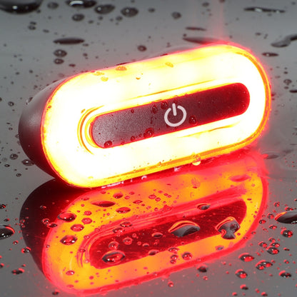 ไฟเตือนหมวกกันน็อค Blaster จักรยาน LED ไฟท้ายแบบชาร์จไฟได้, Black