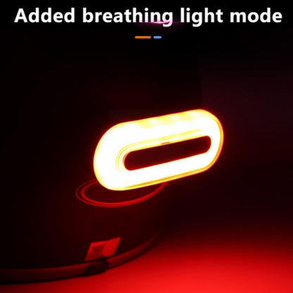 ไฟเตือนหมวกกันน็อค Blaster จักรยาน LED ไฟท้ายแบบชาร์จไฟได้, Black