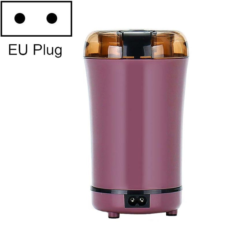 M150A เครื่องบดเมล็ดกาแฟไฟฟ้าขนาดเล็กแบบสเตนเลสสตีล, Spec:, US Plug (Purple), US Plug (Black), US Plug (White), EU Plug (White), EU Plug (Purple), UK Plug (White), UK Plug (Black), UK Plug (Purple)