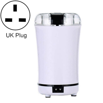 M150A เครื่องบดเมล็ดกาแฟไฟฟ้าขนาดเล็กแบบสเตนเลสสตีล, Spec:, US Plug (Purple), US Plug (Black), US Plug (White), EU Plug (White), EU Plug (Purple), UK Plug (White), UK Plug (Black), UK Plug (Purple)