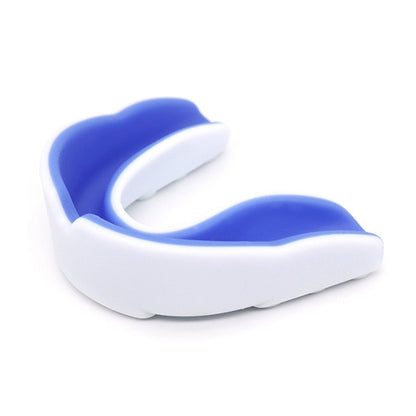 W003 2pcs Sanda Training Basketball Boxing Sports Mouth Guard EVA Braces, สไตล์:, Adult (White Green), Adult (White Red), Adult (Pink White), Adult (White Blue), Children (Black White), Children (Pink White), Children (Blue White), Adult (Black White) ...