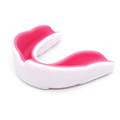 W003 2pcs Sanda Training Basketball Boxing Sports Mouth Guard EVA Braces, สไตล์:, Adult (White Green), Adult (White Red), Adult (Pink White), Adult (White Blue), Children (Black White), Children (Pink White), Children (Blue White), Adult (Black White) ...