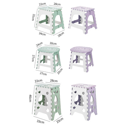 สะดวกพับบ้านสตูลแบบพกพาหนากลางแจ้ง, Green Small, Green Medium, Green Large, Violet Small, Violet Medium, Violet Large