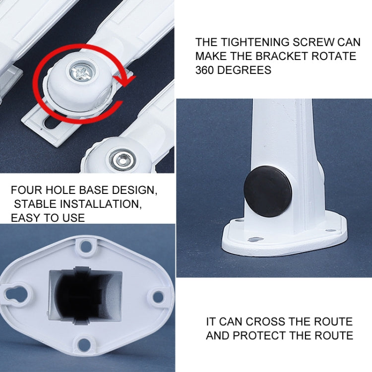 สำหรับกล้องรักษาความปลอดภัย Hikvision 3 pcs ตัวยึดอลูมิเนียม, For Hikvision