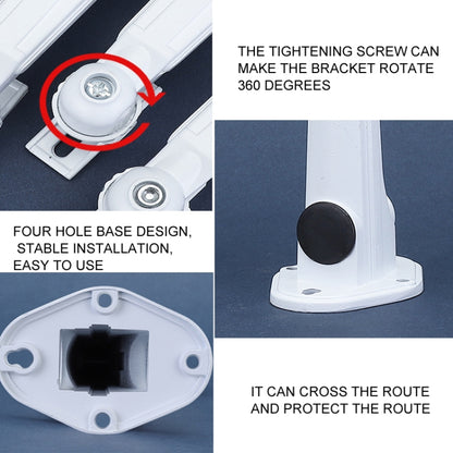 สำหรับกล้องรักษาความปลอดภัย Hikvision 3 pcs ตัวยึดอลูมิเนียม, For Hikvision
