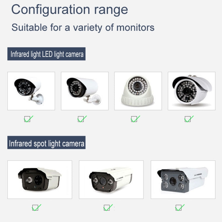 สำหรับกล้องรักษาความปลอดภัย Hikvision 3 pcs ตัวยึดอลูมิเนียม, For Hikvision